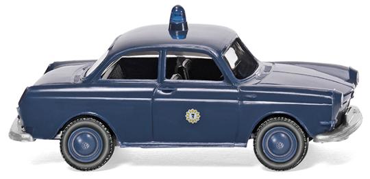 Wiking PKW VW 1600 Limousine Polizei 