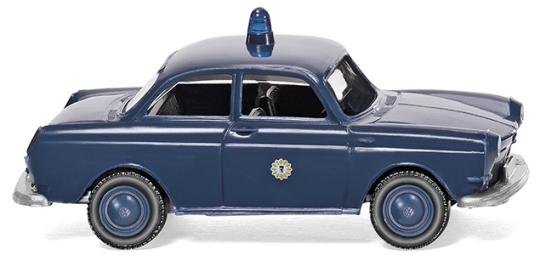 Wiking PKW VW 1600 Limousine Polizei 086436 