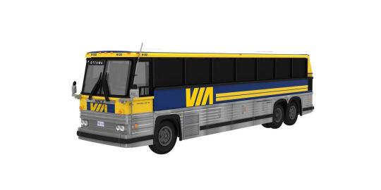 Iconic Replica 1984 MCI MC-9: VIA RAIL CANADA 