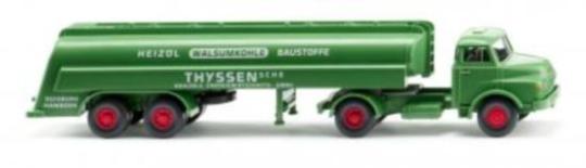 Wiking LKW MAN Hauber Tankfahrzeug-SZ Thyssen Heizöl 