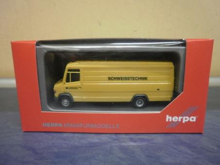 Herpa MB Vario Langkasten Leonhard Weiss Schweisstechnik 093125 