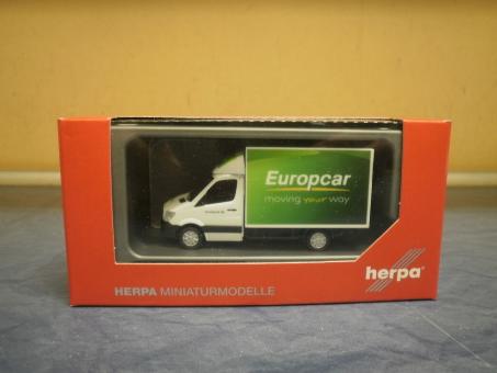 Herpa MB Sprinter 13 Kofferaufbau Europcar 093958 