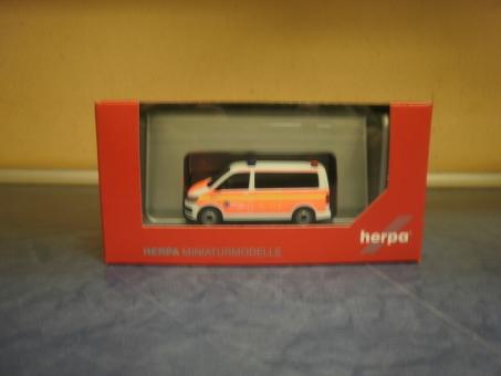 Herpa VW T6 Bus Mannschaftstransportwagen Feuerwehr Norderstedt 094474 