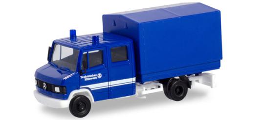 Herpa Mercedes-Benz T2 Vario DoKa Pr/Plane THW 