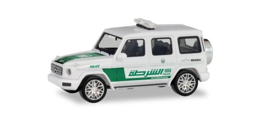 Herpa PKW MB G-Klasse Polizei Dubai 095082 