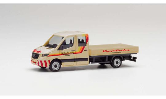 Herpa MB Sprinter 18 DoKa Pritsche Barth 095204 