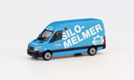 Herpa MB Sprinter 13 HD Kasten Silo Melmer 