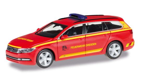 Herpa PKW VW Passat Variant Feuerwehr Dresden 095426 