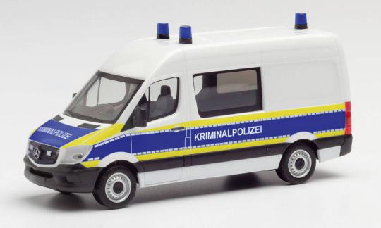 Herpa MB Sprinter \'13 Halbbus Kriminalpolizei Brandenburg 095563 