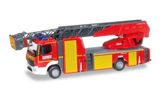 Herpa MB Atego 13 Metz Drehleiter Feuerwehr Mulhouse 