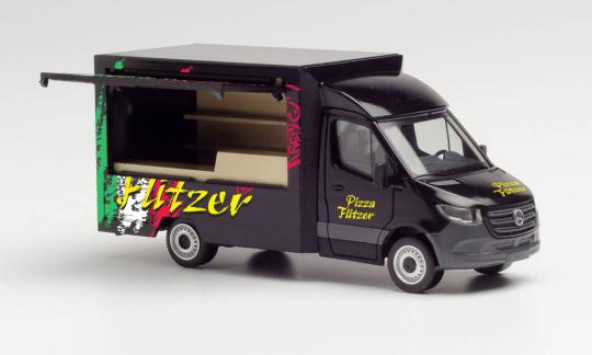 Herpa MB Sprinter '18 Verkaufswagen Pizza Flitzer 