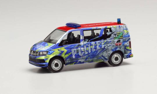 Herpa VW T6 Bus Polizei Sachsen-Anhalt Infomobil 