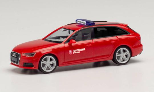 Herpa PKW Audi A4 Avant Kommandofahrzg FW Stolberg 096386 