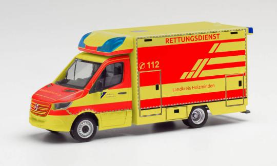 Herpa MB Sprinter 18 RTW Fahrtec Landkreis Holzminden 096522 