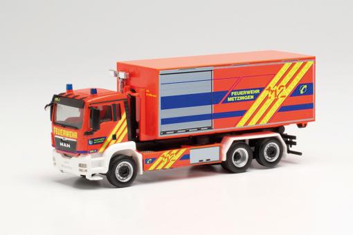 Herpa MAN TG-X XL Abrollcontainer-LKW Feuerwehr Metzingen 