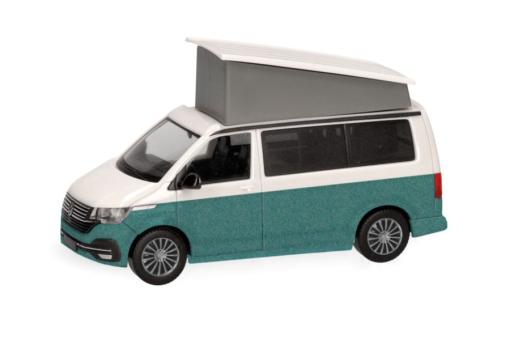Herpa VW T6.1 California Candy weiß/Bay Leaf Green 