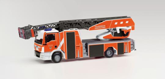 Herpa MAN TG-M Drehleiter Feuerwehr Gräfeling 