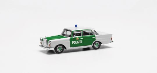 Herpa PKW MB 200 MB Heckflosse Polizei Hamburg 
