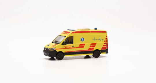 Herpa VW Crafter RTW Fahrtec Luxambulance 097529 