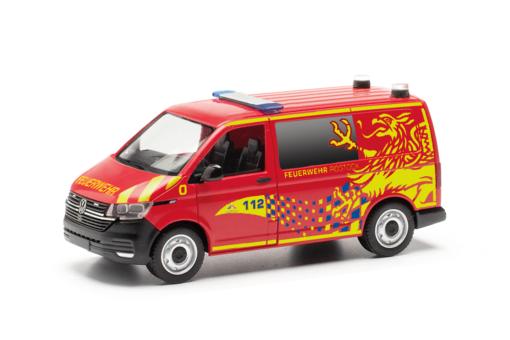 Herpa VW T6 Bus Feuerwehr  Rostock 