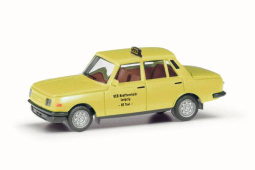 Herpa PKW Wartburg 353 '85 VEB Kraftverkehr Leipzig Taxi 