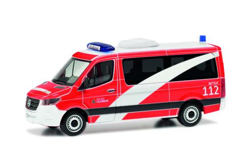 Herpa MB Sprinter 18 FD Bus Berliner Feuerwehr 097819 