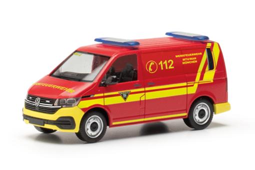 Herpa VW T6.1 Halbbus Feuerwer MTU MAN München 097932 