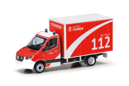 Herpa MB Sprinter´18 Koffer-LKW Feuerwehr Berlin 097956 