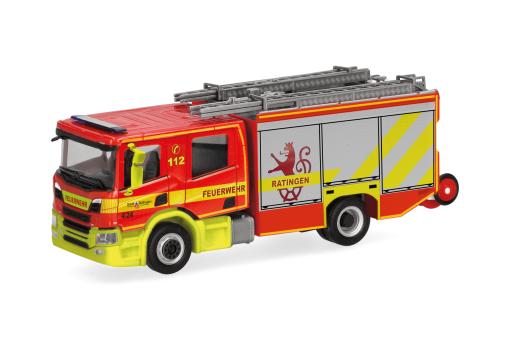 Herpa Scania CP Crewcab HLF Feuerwehr Ratingen 098434 