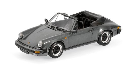 Minichamps 1:18 PORSCHE 911 CARRERA CABRIOLET - 1983 - GREY 