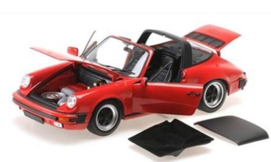 Minichamps 1:18 PORSCHE 911 CARRERA TARGA - 1983 - RED 