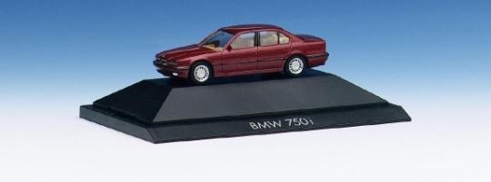 Herpa PKW BMW 750 iL weinrot PC 