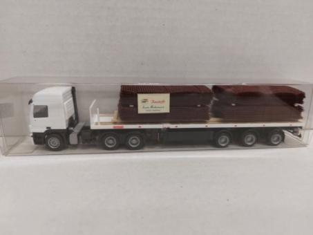 Herpa LKW MB Actros MP2 L Teletrailer-SZ Baustoffe Westermeyer 