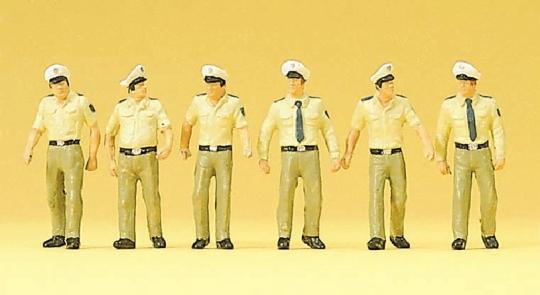 Preiser Figuren Polizisten in Sommeruniform 