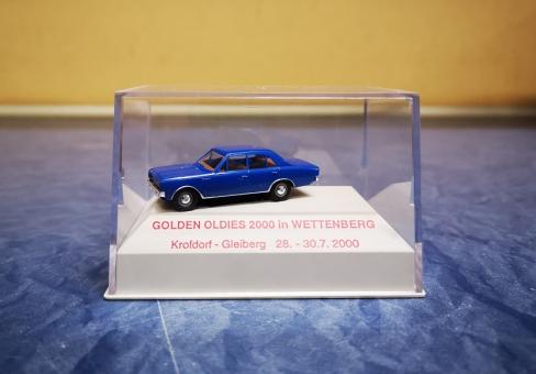 Brekina PKW Opel Rekord C dunkelblau Golden Oldies 