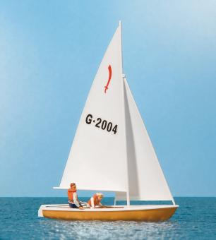 \"Preiser Segler (4). Segelboot \"\"Korsar 10681\" 