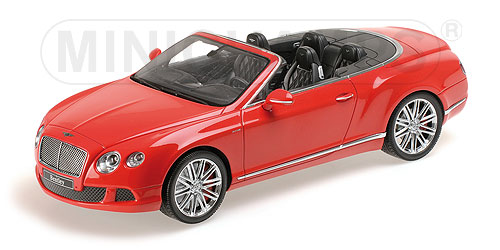 Minichamps 1:18 Bentley GT Speed Convertible - red 