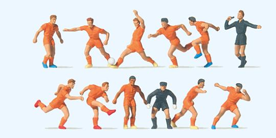 Preiser Fussballmannschaft.Orange Tri 10761 