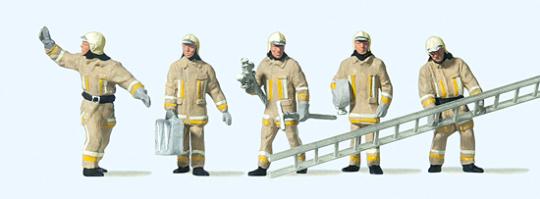 Preiser Feuerwehrmänner in moderner Einsatzkleidung 10770 