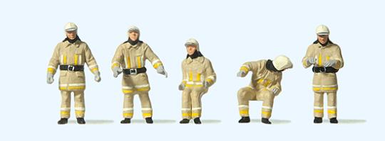 Preiser Feuerwehrmänner in moderner Einsatzkleidung 10773 