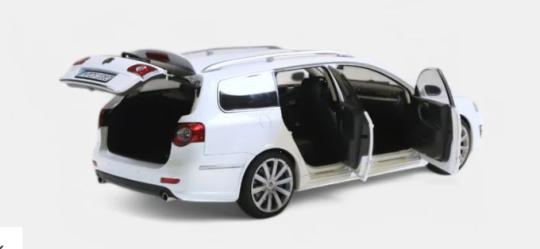 NZG 1:18 Volkswagen Passat R36 (2009) - Kombi - candy white 