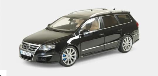 NZG 1:18 Volkswagen Passat R36 (2009) - Kombi - deep black 
