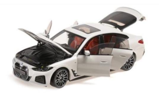 Minichamps BMW i4 M50 - 2022 - WHITE METALLIC 
