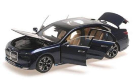 Minichamps BMW i7 - 2022 - BLUE METALLIC 