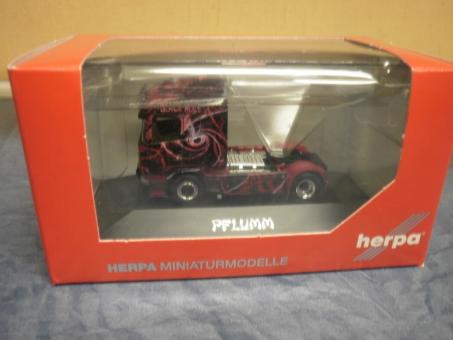 Herpa LKW Scania R Highl/Aerop SZM  Black Hole / Pflumm 110808 