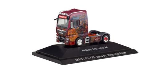 Herpa LKW MAN TG-X XXL/Aerop.E6c SZM Hebeis Transporte 111027 