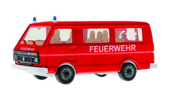 Kibri VW LT Bus mit Blaulicht  Feuerwehr Bausatz 11245 