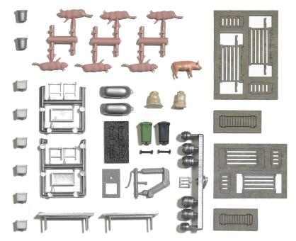 Busch Ausgestaltung Schlachterei H0 1171 