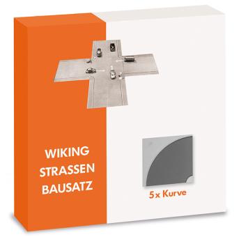 Wiking Strassen Bausatz - Kurve Inhalt: 5 Stück 119903 