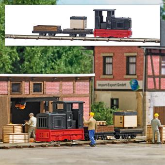 Busch Feldbahn Start-Set Gütertransport 
